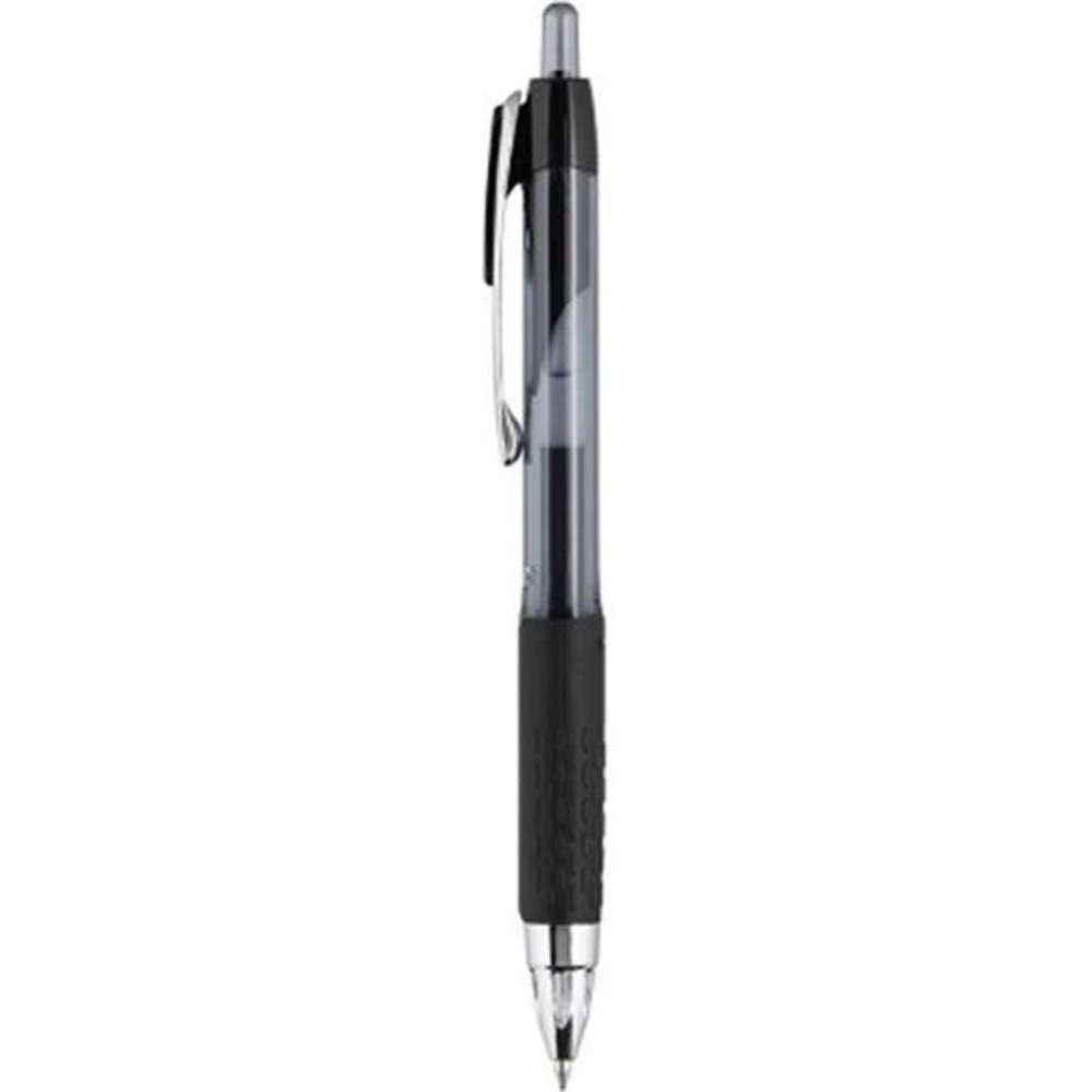 uniball Retractable 207 Black Gel Pens 6ct Click Top 0.7mm Medium Point Pen